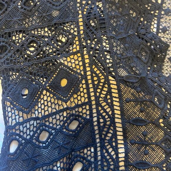 Jen's Pirate Booty Sagrada Romeo Lace 3/4 Sleeves Mini Dress in Black Small - Picture 9 of 11